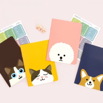 [북프렌즈] 리딩펫 북마크 노트 (레코딩 스티커 제공)