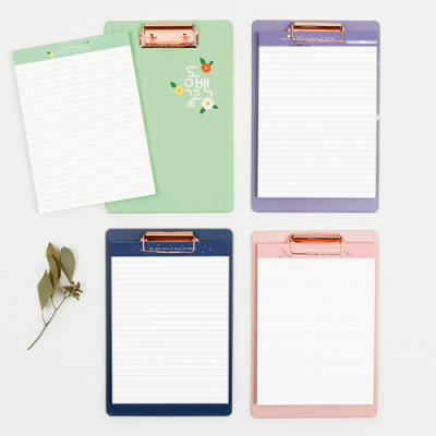 [북프렌즈] 한국문학 A5 노트패드 클립보드