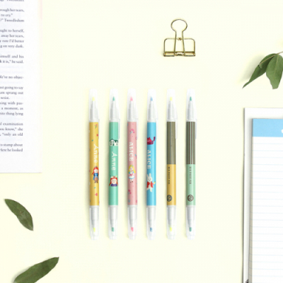 [북프렌즈] 세계문학 듀오 형광펜 2색 패키지