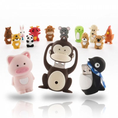 [플라이토] 실리콘 동물 USB 메모리(16GB-64GB)
