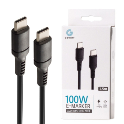 [플라이토] 이마커 100W 초고속 충전 C-to-C 케이블 2size