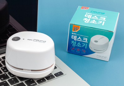 [알파] 충전식 데스크청소기 (화이트)