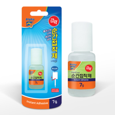 [알파] 강력 다용도 순간접착제 (3가지)