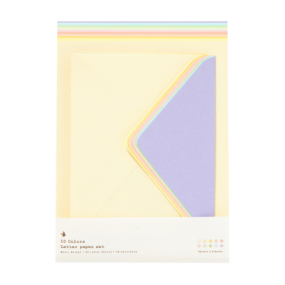 [아트박스] 색지 편지지 세트