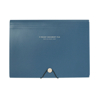 [아트박스] 9포켓 고무줄 파일 (2종)