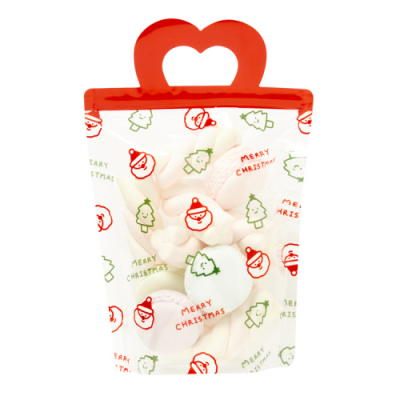 [아트박스] 산타트리 하트손잡이 지퍼백 10매입