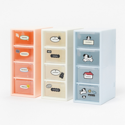 [아트박스] 미니서랍장 4칸 (3종)