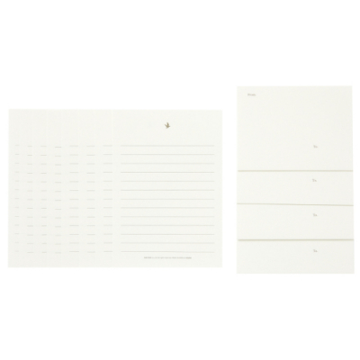 [아트박스] 미니 편지지 세트 (2종)