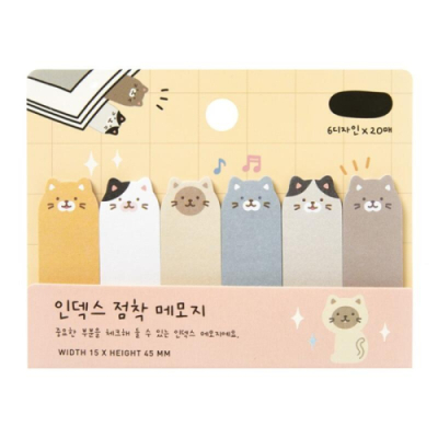 [아트박스] 고양이 점착메모지