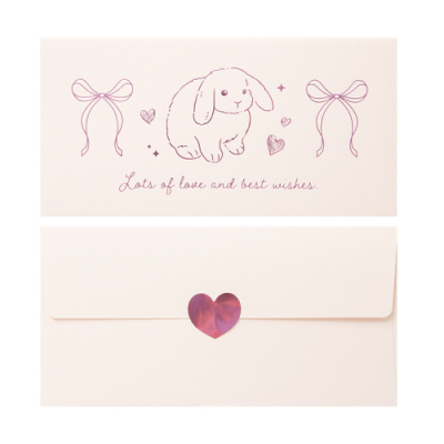 [아트박스] 래빗/베어 박봉투 3개입 (2종)