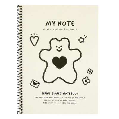 [아트박스] 블랙베어 스프링노트