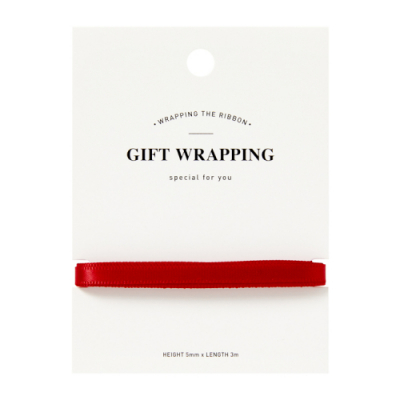 [아트박스] 5mm 공단 리본 (2종)