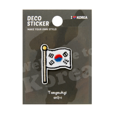 [아트박스] 한국 태극기 와펜스티커 (5종)