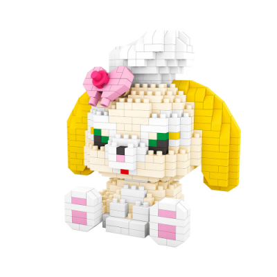 [아토블럭] 나노블럭 하트핀토끼 7151Aby