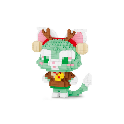 [아토블럭] 나노블럭 루돌프민트냥 7573by