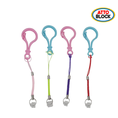 [아토블럭] 아토디폼 8mm 열쇠고리가방고리 색상랜덤 1개 (ADF-KEY)