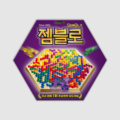 [코리아보드게임즈] 젬블로 6인용 (수업용 PPT 제공)