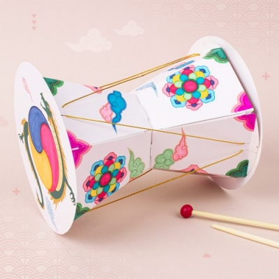 [미술샘] 전통 종이장구