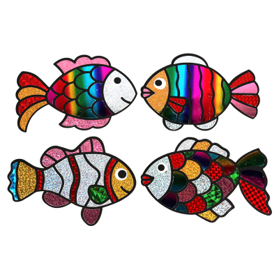 [미술샘] 무지개물고기 포일아트 (4종 SET)