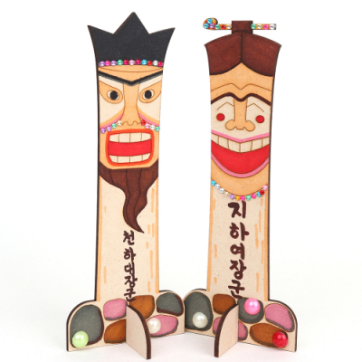 [미술샘] MDF 장승세트