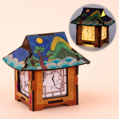 [미술샘] MDF 기와등