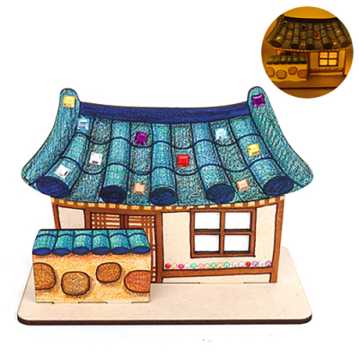 [미술샘] MDF 전통 기와집