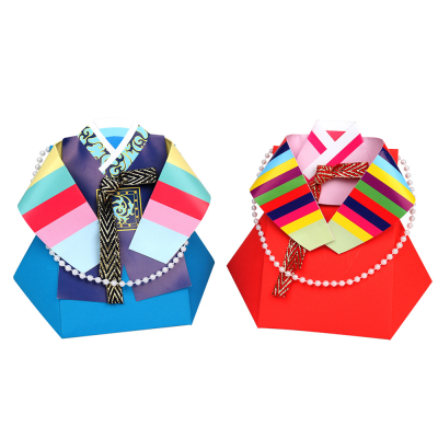 [미술샘] 종이접기 색동 복주머니