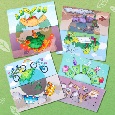 [미술샘] 카멜레온북 지구환경