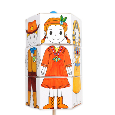 [미술샘] 세계여러나라의상 6각큐브