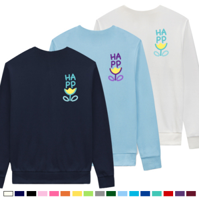 [탑앤탑] No.22 해피플라워 (특양면 맨투맨 / 등판 전사)