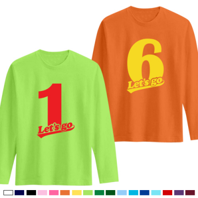 [탑앤탑] No.38 렛츠고넘버 (긴팔 / 30수 / 1도)