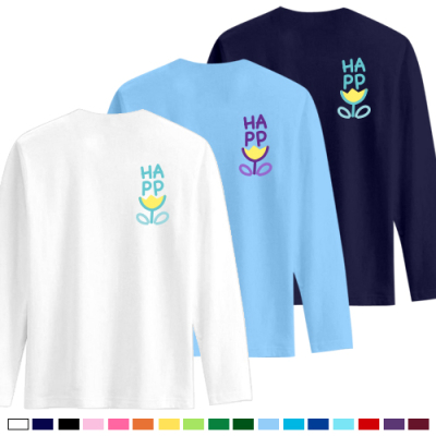 [탑앤탑] No.22 해피플라워 (긴팔 / 30수 / 등판 전사)