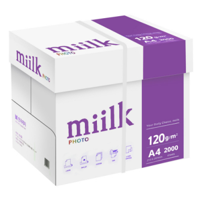 밀크 A4 복사용지(A4용지) 120g 2000매 1BOX
