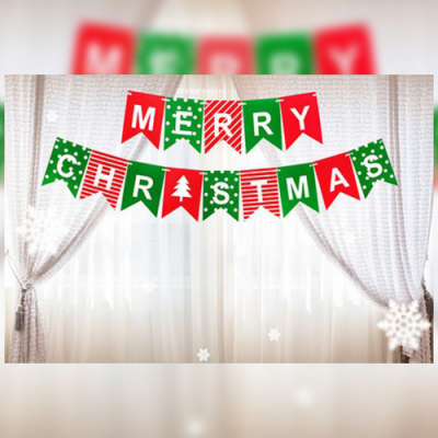 [키즈비전] 메리크리스마스 리본형 인테리어 가랜드