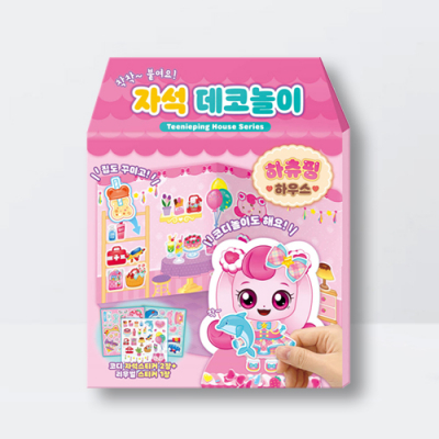 [아쎈제이제이] 새콤달콤 캐치티니핑 시즌4 하츄핑 자석 데코놀이 인형 스티커