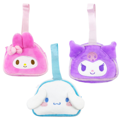 [산리오캐릭터즈]산리오 삼각김밥 파우치  (3종택1)