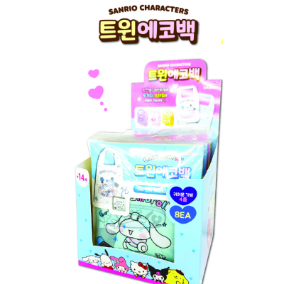 [산리오캐릭터즈]산리오 트윈에코백 (랜덤1개)