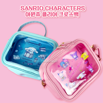 [산리오캐릭터즈]산리오 아원츄 클리어 크로스백 (2종택1)