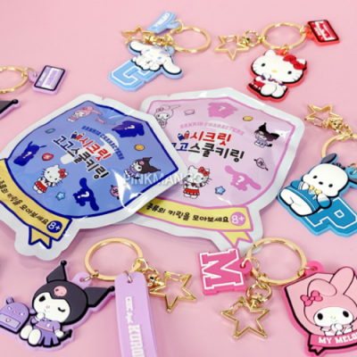 [산리오캐릭터즈]산리오 고고스쿨 키링 (랜덤1개)