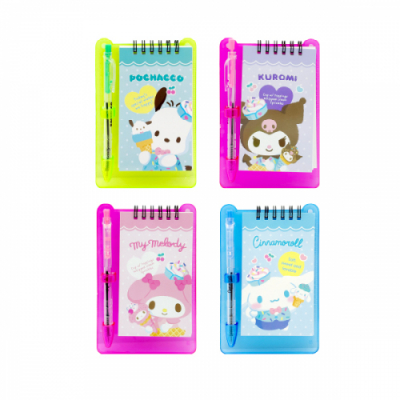 [산리오캐릭터즈]산리오 캐릭터즈 목걸이 수첩 (랜덤1개)