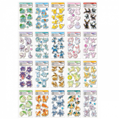 [포켓몬스터]포켓몬 컬렉션 포켓스티커(랜덤4개)