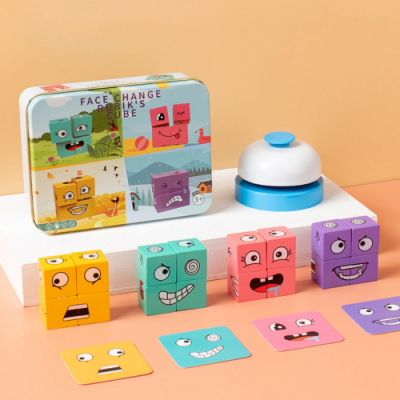 [토이토] 페이스 체인지 큐브 2세대 표정 맞추기 게임 (3종 택1)