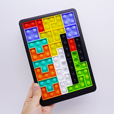 [토이토] 푸쉬팝 테트리스 실리콘 퍼즐