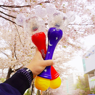 [토이토] 생쥐 버블스틱 LED 자동 비눗방울 (2종 택1)