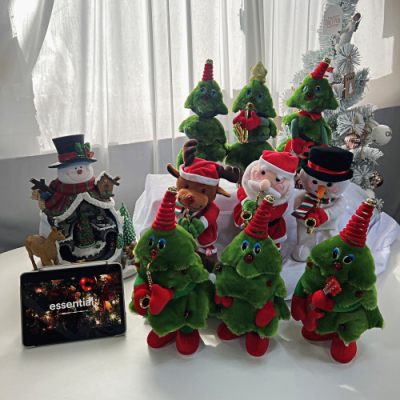 [토이토] 크리스마스 트리인형 연주인형 말 따라하는 인형 (9종 택1)