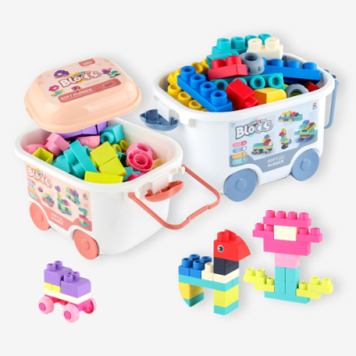 [토이토] 말랑이 소프트 블록 100pcs 세트 (2종 택1)