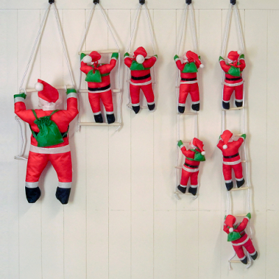 [토이토] 크리스마스 벽 타는 사다리 산타 인형 트리 데코 장식 (5종 택1)