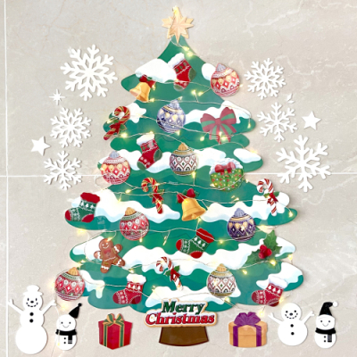 [키룸] 겨울 탈부착 스티커(교실 창문 꾸미기/환경미화)