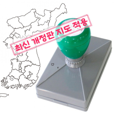 [티처몰] 제이커스 한국지도 스탬프