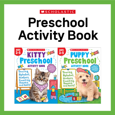 [스콜라스틱] 워크북 Preschool Activity Book 2종 세트(영어기초, 알파벳, 스티커, 수료증제공)